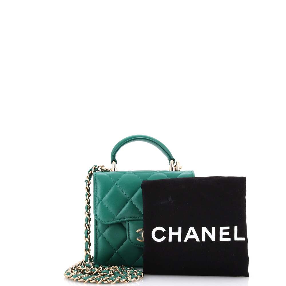 Chanel Square Classic Flap Top Handle #218141C18 - Picture 2 of 7
